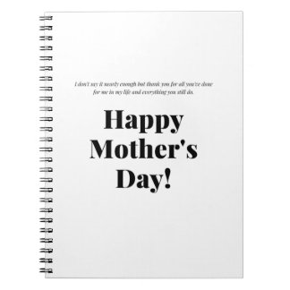 Spiralfotonotizbuch Notizblock