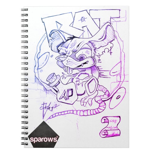 Spiralfotonotizbuch Notizblock (Vorderseite)