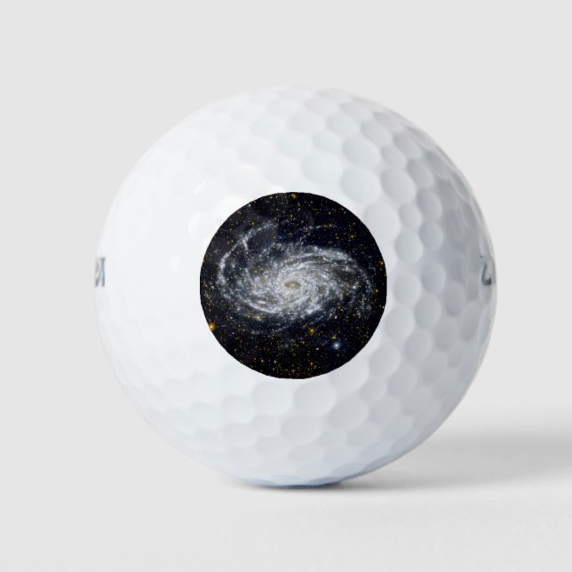 Spiralgalaxie Golfball (Vorderseite)