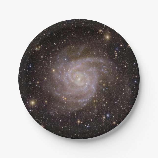 Spiralgalaxie IC 342 Pappteller (Vorderseite)