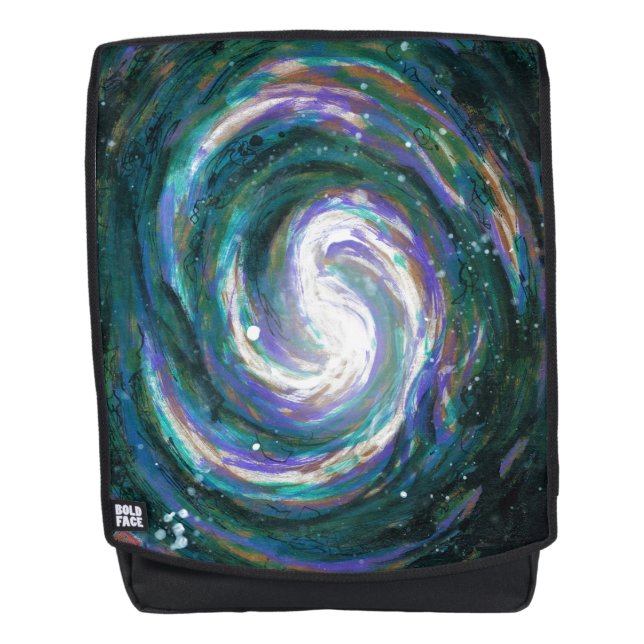 Spiralgalaxie im Weltraum Rucksack (Vorderseite)