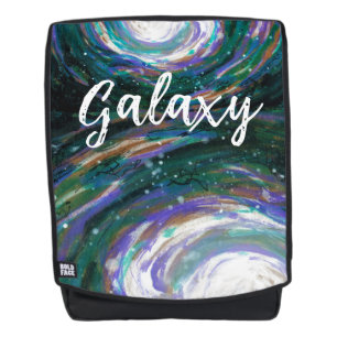 Spiralgalaxie im Weltraum Rucksack