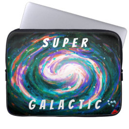 Spiralgalaxie in Space Super Galactic Laptopschutzhülle