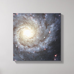 Spiralgalaxie M74 Leinwanddruck