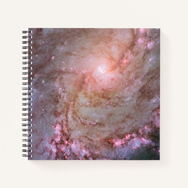 Spiralgalaxie M83, Ablaze mit Sternenbildung. Notizbuch (Vorderseite)