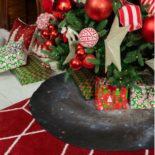 Spiralgalaxie Messier 101 Polyester Weihnachtsbaumdecke