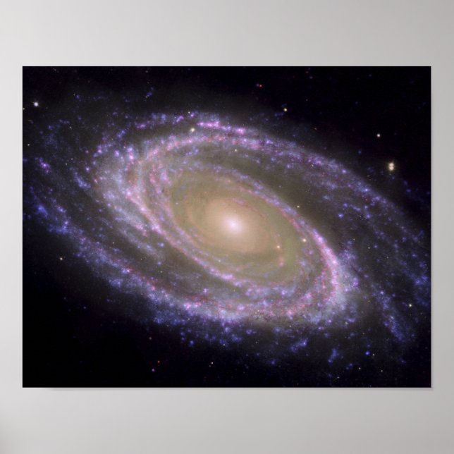 Spiralgalaxie Messier 81 Poster (Vorne)