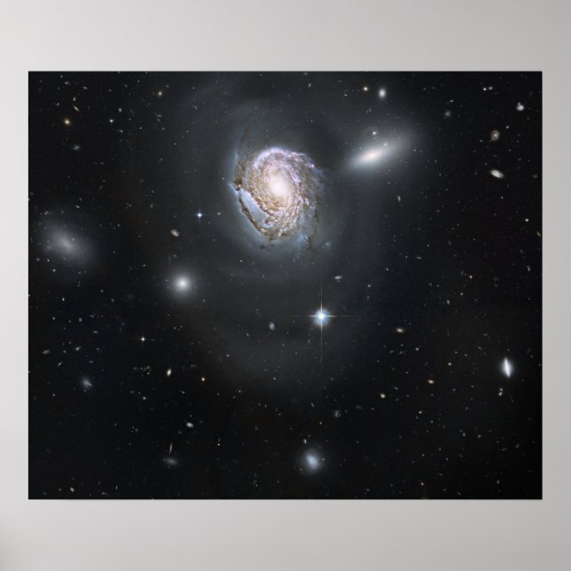 Spiralgalaxie NGC 4911 Poster (Vorne)