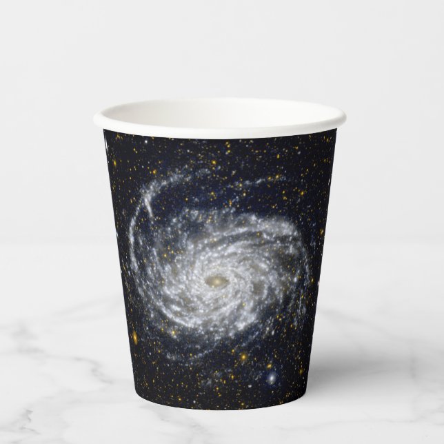 Spiralgalaxie Pappbecher (Vorderseite)