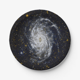 Spiralgalaxie Pappteller