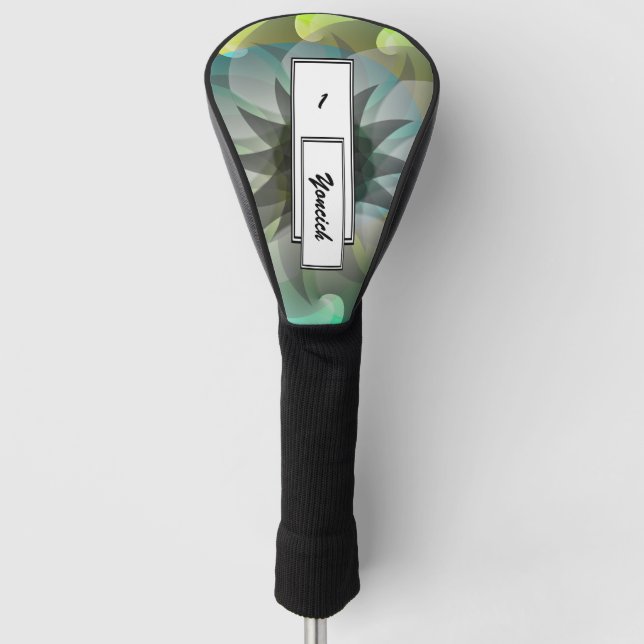 Spiralhai von Kenneth Yoncich Golf Headcover (Vorderseite)