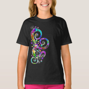 Spiralherz Handgemalt Design 2 T-Shirt