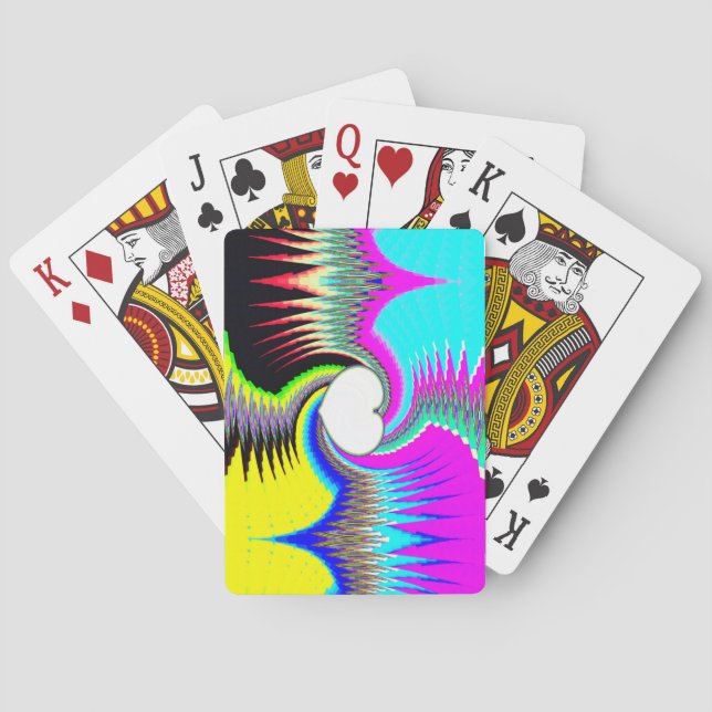 Spiralherz Spielkarten (Rückseite)