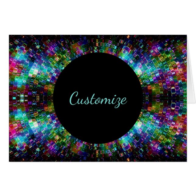 Spiralkarte aus abgeschirmtem Glas (Vorderseite (Horizontal))