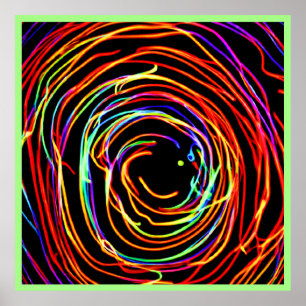 Spirallicht Poster