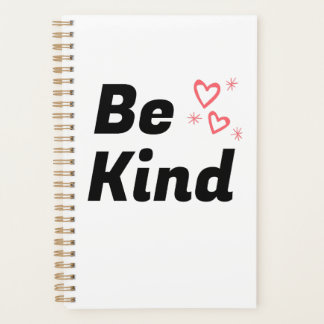 SpiralNotebook "Be Kind" Planer