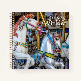 SpiralNotebook "Carnival Ponies" Notizbuch