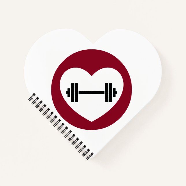 Spiralnotebook-Fitness Notizbuch (Vorderseite)