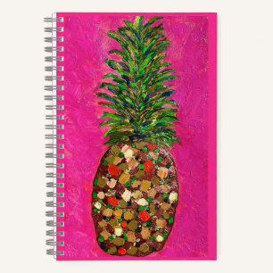 SpiralNotebook für Ananas (Hardcover) Notizbuch