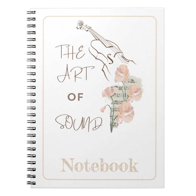 SpiralNotebook für personalisierte Musik - Foto Notizblock (Vorderseite)