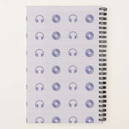 SpiralNotebook für personalisierte Musikfans Notizbuch