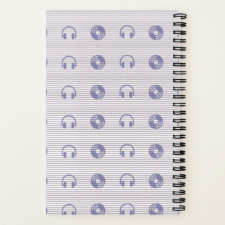 SpiralNotebook für personalisierte Musikfans Notizbuch