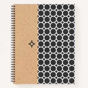 SpiralNotebook im modernen geometrischen Stil Notizbuch