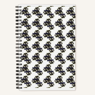 SpiralNotebook in Schwarzweiß Notizbuch