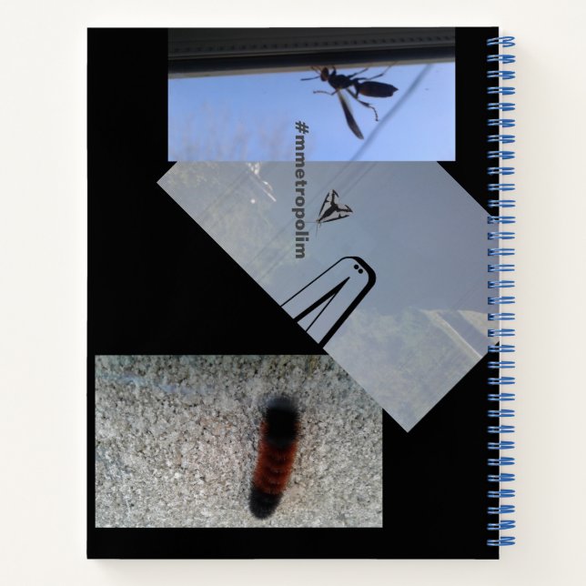 Spiralnotebook/INSECTS/MMETROPOLIM DESIGN Editor Notizbuch (Rückseite)