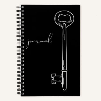 SpiralNotebook - Journal - Lock und Key Notizbuch
