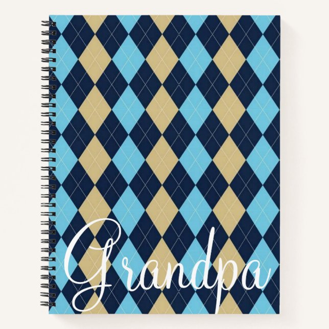 SpiralNotebook Kariert Opa Notizbuch (Vorderseite)