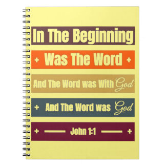SpiralNotebook mit Inspiration Bible Verse Notizblock