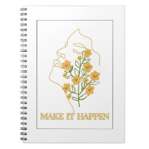 Spiralnotebook mit Inspiration