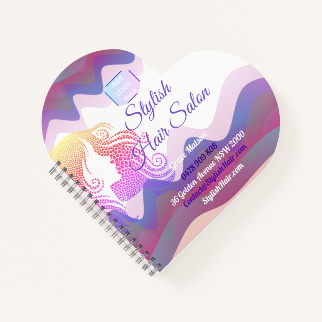 SpiralNotebook mit Logo Notizbuch (Vorderseite)