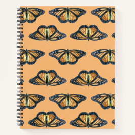 SpiralNotebook mit Monarch-Schmetterling-Design Notizbuch