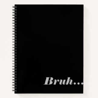 SpiralNotebook mit Worten Notizbuch