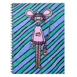 SpiralNotebook, Niedlichere Maus-Girl Notizblock