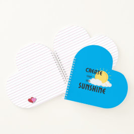 SpiralNotebook schaffen Sie Ihren Sonnenschein Notizbuch