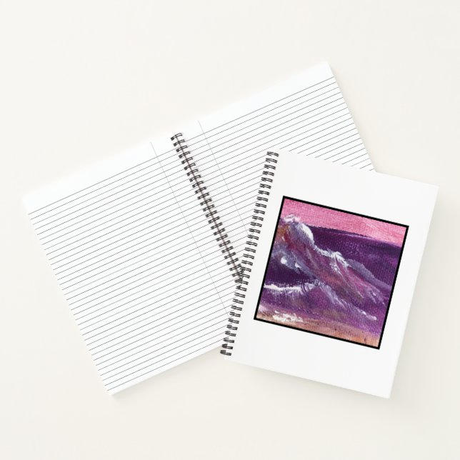SpiralNotebook "Sunset Wave" Notizbuch (Innenseite)
