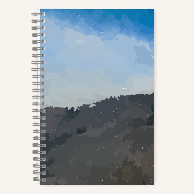 SpiralNotebook-Wüste Notizbuch (Vorderseite)