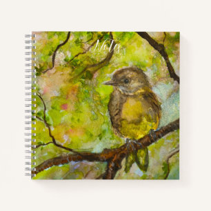 Spiralnotizbuch - Sweetie Bird Aquarell Notizbuch