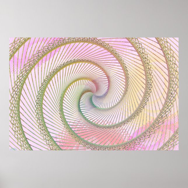Spiralperlen Poster (Vorne)