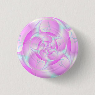 Spiralpinzette in Rosa und Blau Button