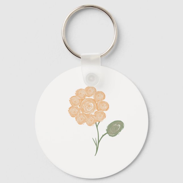 Spirals of Blooming Energy Schlüsselanhänger (Vorderseite)