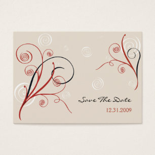 Spirals Save the Date MiniCard