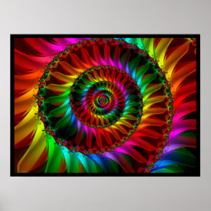 Spiralschleifen Poster