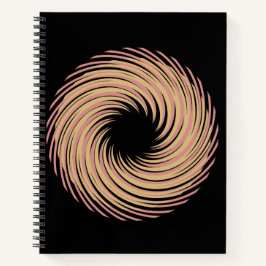 Spiralschwarz Notizbuch
