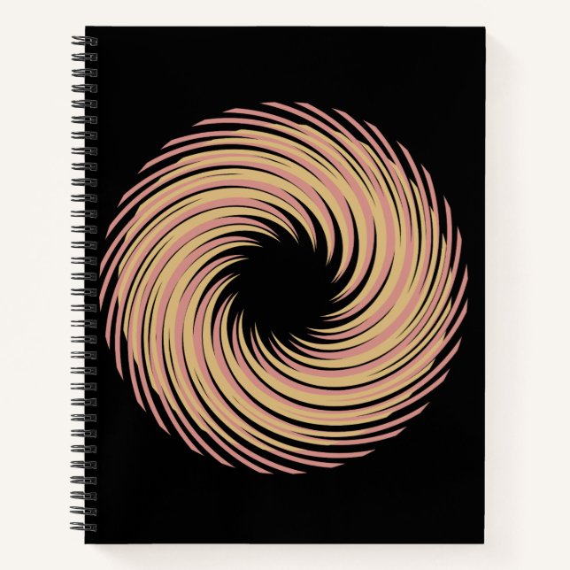 Spiralschwarz Notizbuch (Vorderseite)