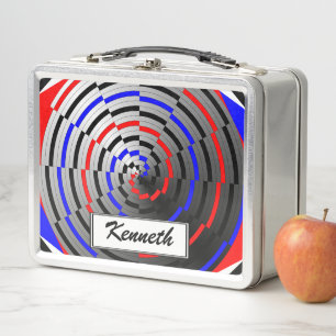 Spiralstein von Kenneth Yoncich Metall Lunch Box