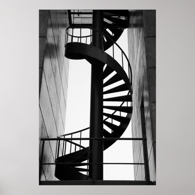 Spiraltreppe Poster (Vorne)